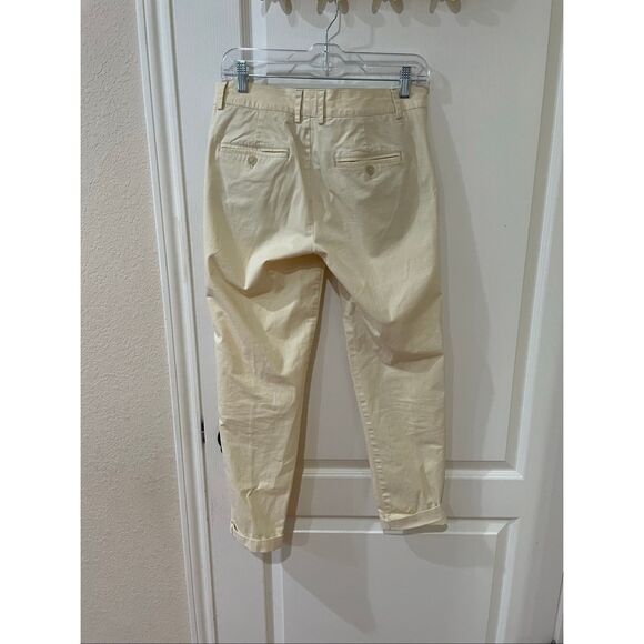 Vince butter yellow chino pants size 4 - Picture 2 of 6